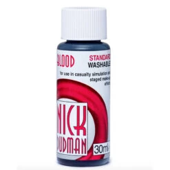 NICK DUDMAN'S BLOOD 30ML -Negozio Di Trucchi Per Effetti Speciali 800x800 nicbl30 nick dudmans blood 30ml 2